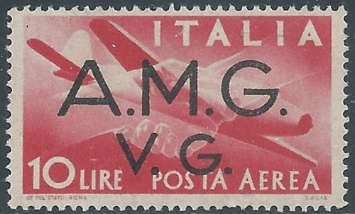 1945 trieste amg posta - vg,