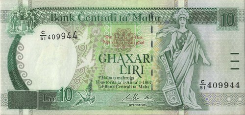 Malta 47c lire - p.47c, 10