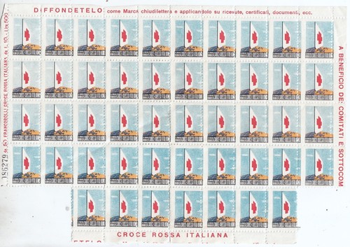 Foglio francobolli croce - 47,