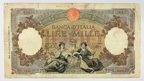 1000 lire regine del - lire,