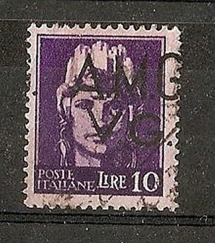 1945 trieste amg usato - 1945-47, vg