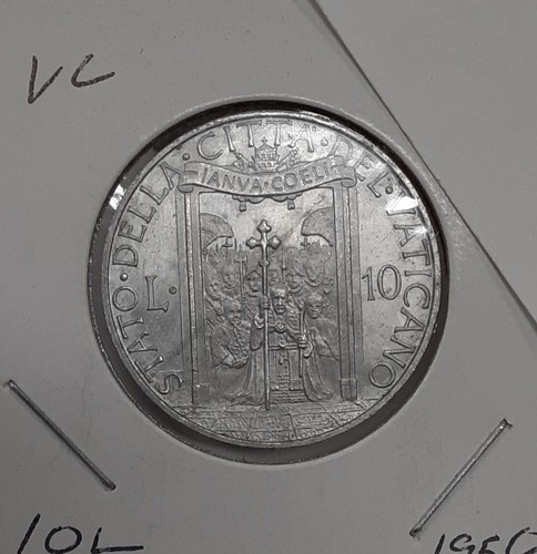 Moneta lire alluminio 1950 - lire,
